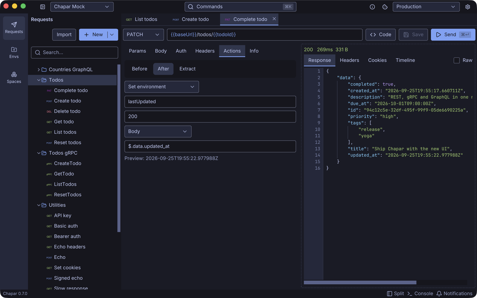 Set an environment variable